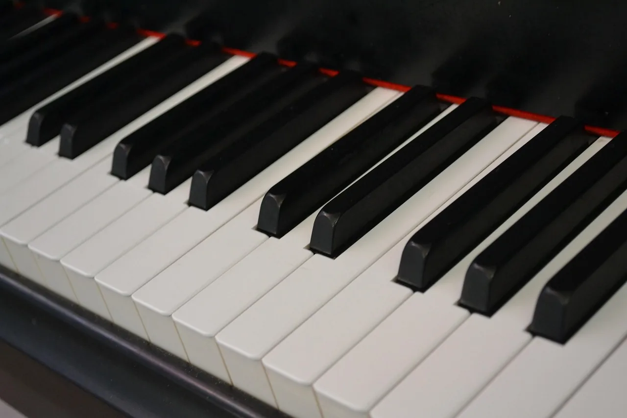Clavier de piano pour apprentissage