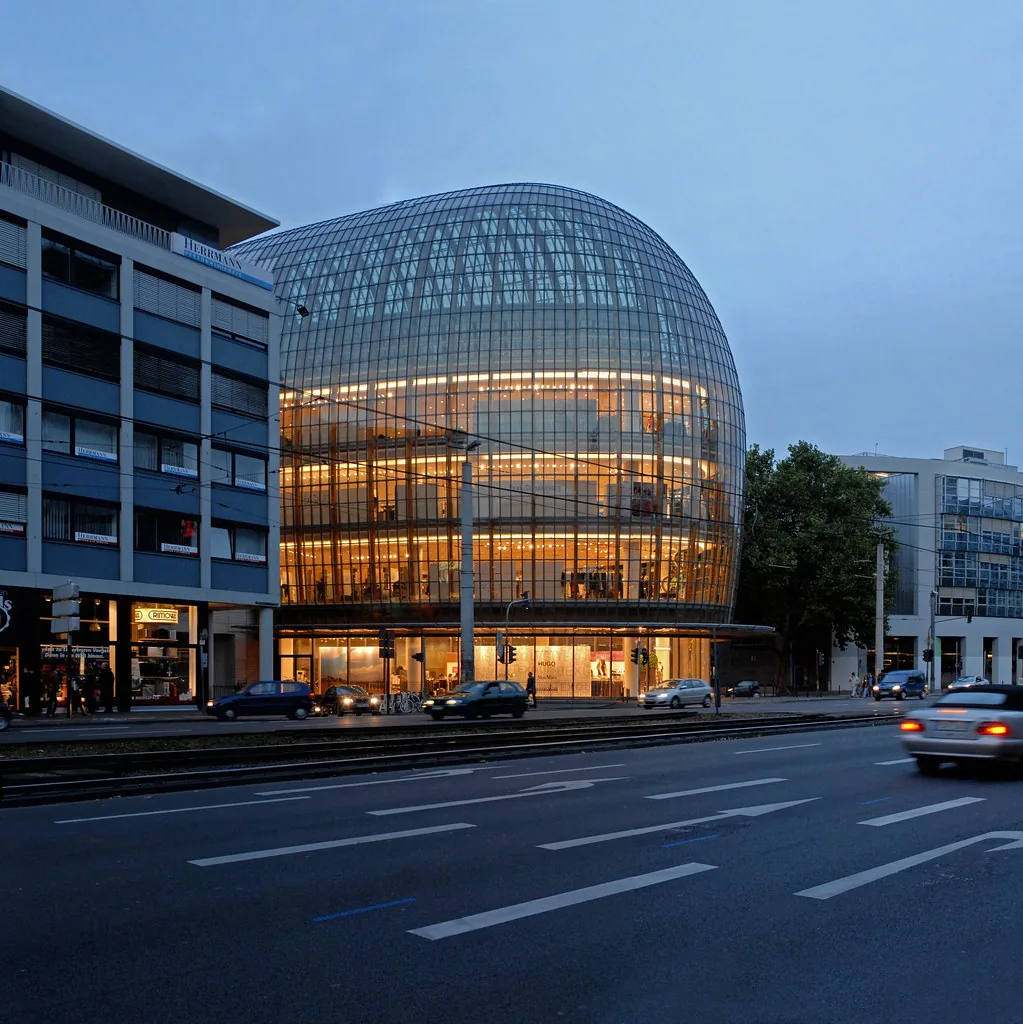 Modern concert hall in the city Modern concert hall in the city