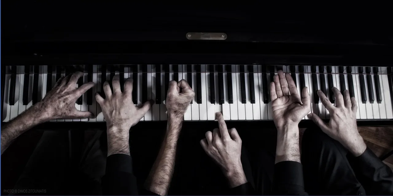 Various hand positions at the piano Various hand positions at the piano