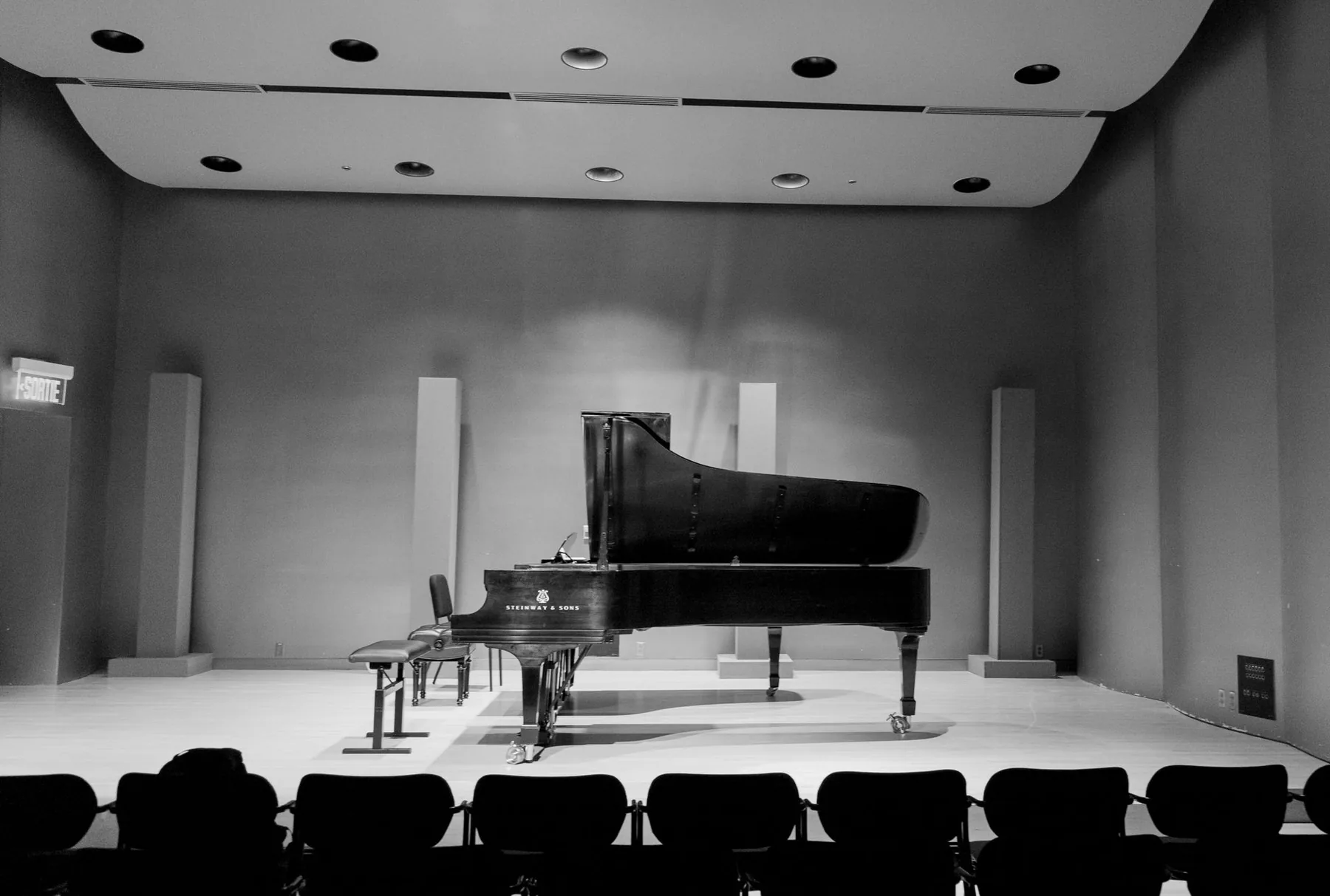 Grand piano in concert