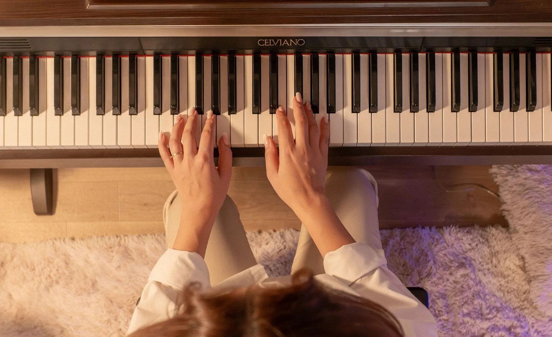 Jeu sur un piano numérique Jeu sur un piano numérique