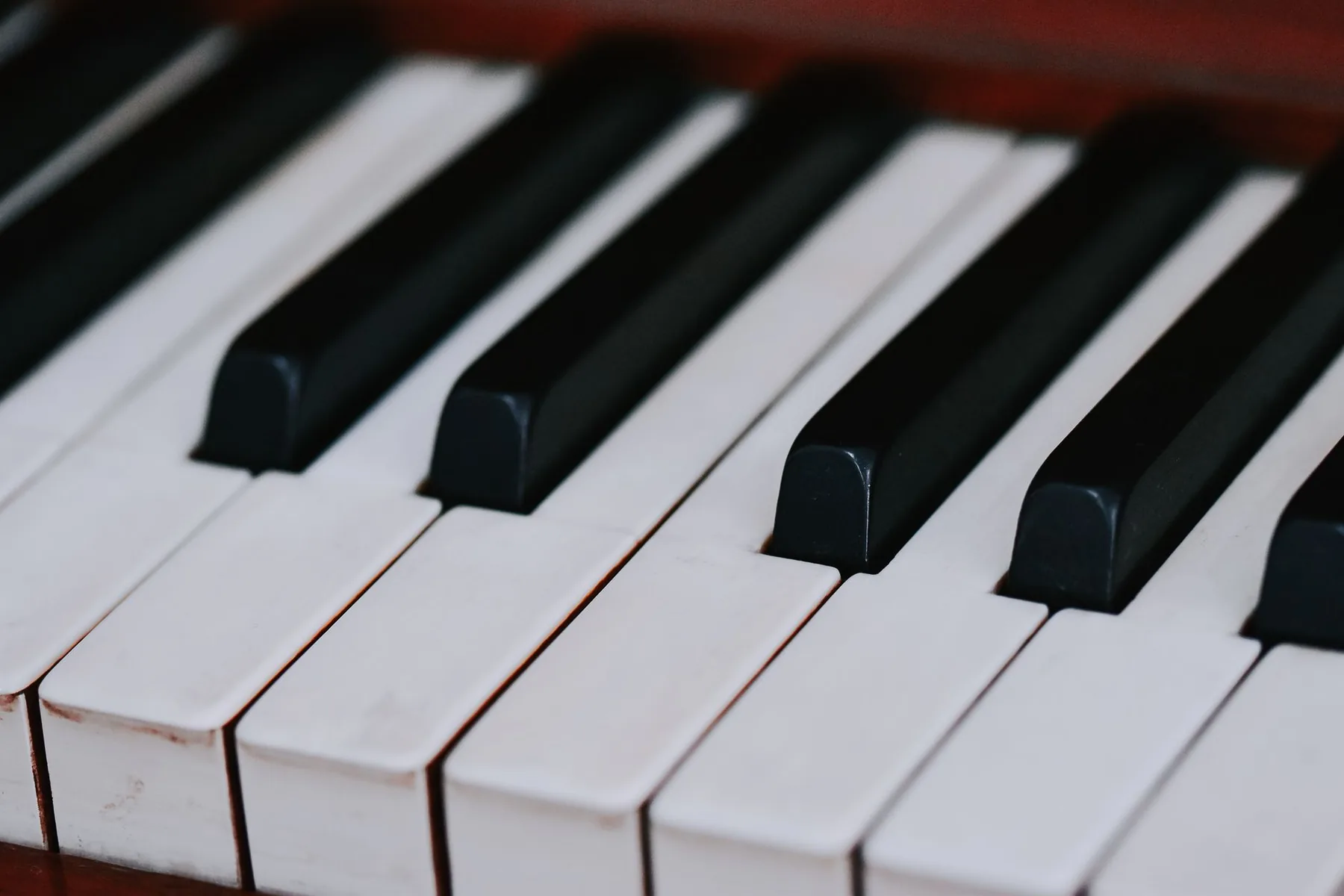 Close-up of piano keys Close-up of piano keys