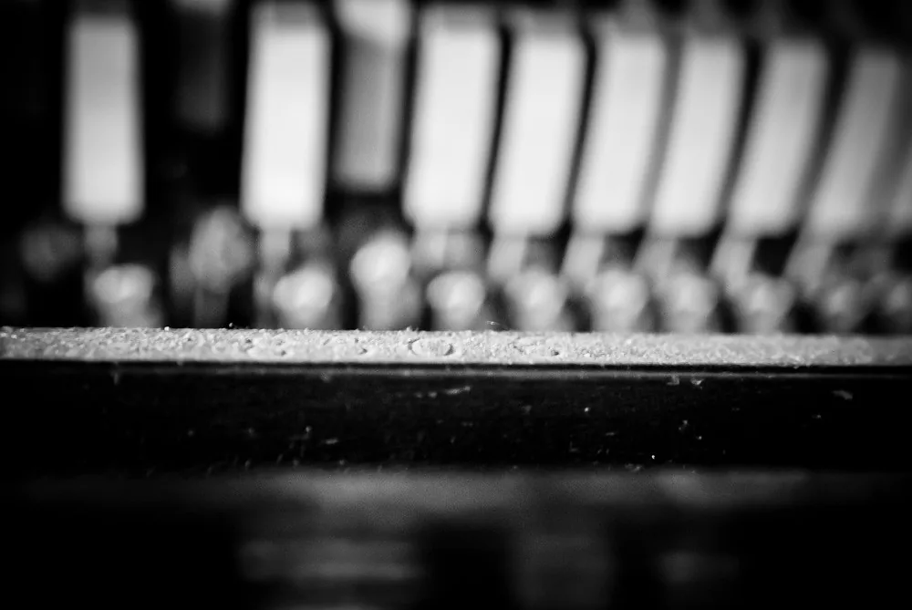 Hammer action of an upright piano