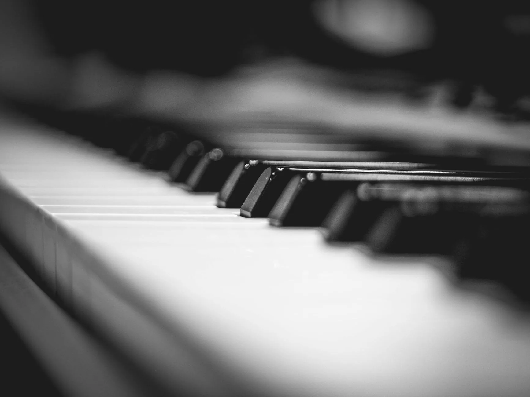Close-up of a digital piano keyboard Close-up of a digital piano keyboard