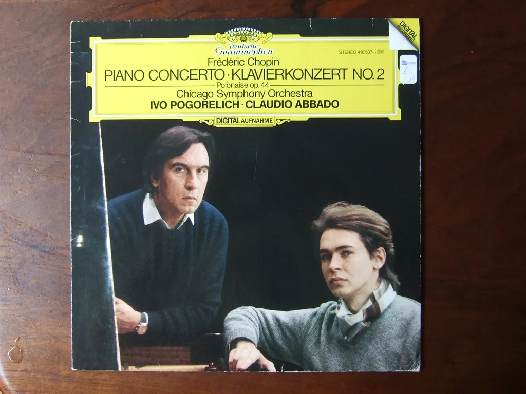 Disque du concerto pour piano de Chopin