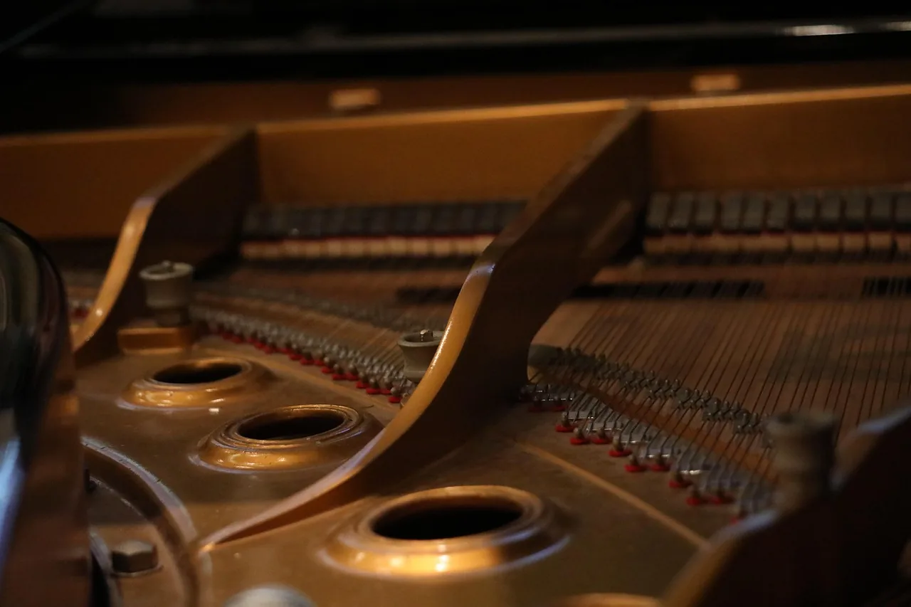 Inner mechanism of an acoustic piano